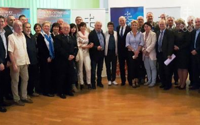 Účastníci a hostia valného zhomaždenia ZOK SR v Bojniciach. FOTO: IVANA MOTOLÍKOVÁ
