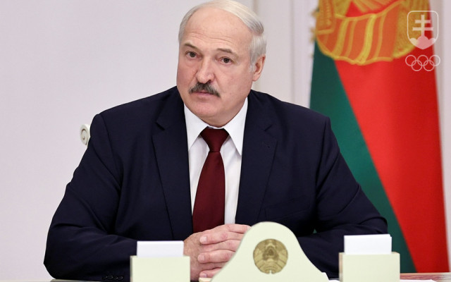 Prezident Bieloruska aj šéf národného olympijského výboru krajiny Alexander Lukašenko.
