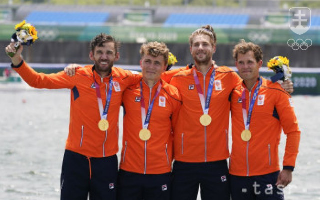Zlato v párovej štvorke mužov získali rekordní Holanďania