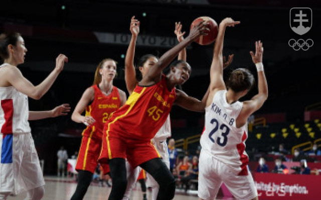 Basketbalistky Španielska vstúpili do turnaja triumfom nad Kórejčankam