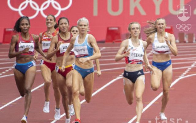 Gajanovej ušiel postup do semifinále na 800 m o jedno miesto
