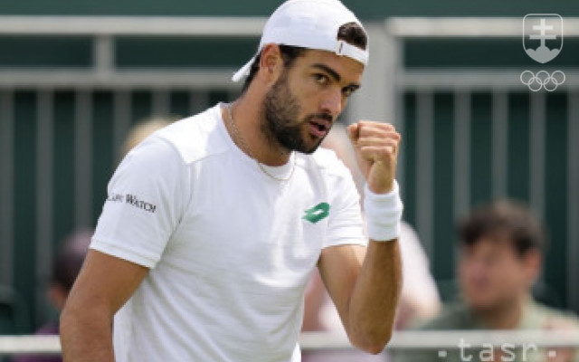 Berrettini pre svalové zranenie z Wimbledonu vynechá turnaj v Tokiu