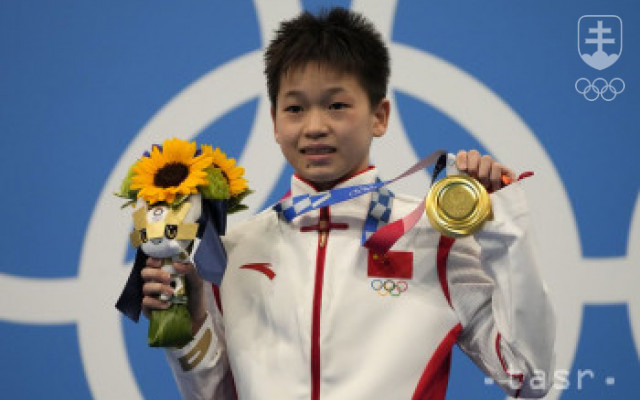 Štrnásťročná  Čchüan Chung-čchan získala zlato na veži