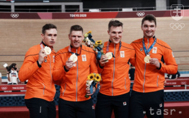 Holanďania zlatí v tímšprinte v olympijskom rekorde