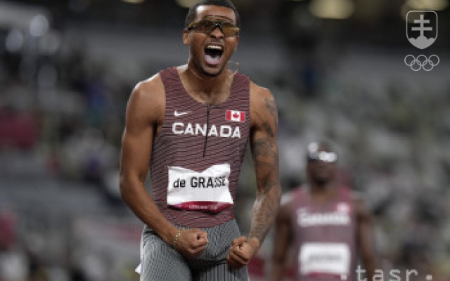 Kanaďan De Grasse triumfoval v behu na 200 m pred Američanmi