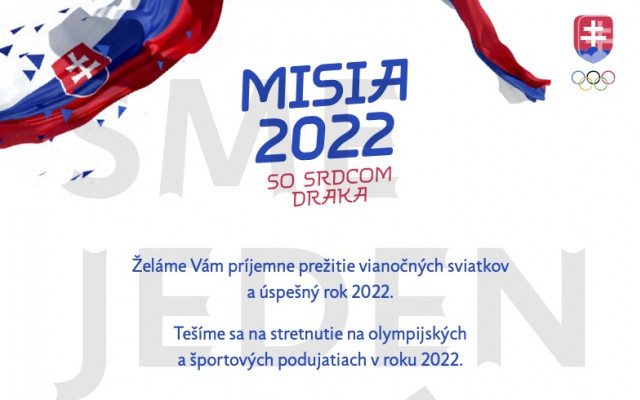 Veselé Vianoce a šťastný olympijský rok 2022 želá SOŠV