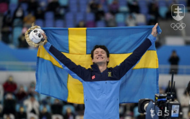 Švédsky rýchlokorčuliar Van der Poel získal zlato na 5000 m