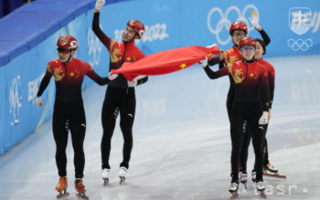 Šortrek: Favorizovaná Čína získala zlato v mix štafete