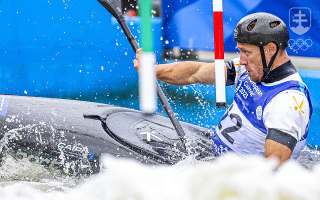 Martin Halčin si vo finále majstrovstiev Európy (keďže vo vodnom slalome sú súťaže Európskych hier zároveň aj ME) zajazdil znovu po 9 rokoch.