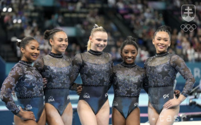 Gymnastky USA postúpili z prvej priečky, skvelý výkon Bilesovej