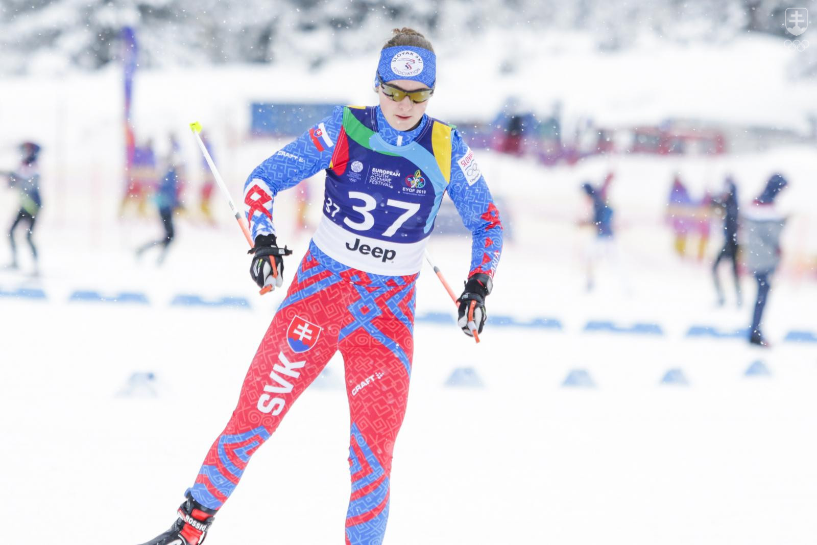 V behu na lyžiach v kvalifikácii šprinte klasickou technikou sa spomedzi našich dievčat dnes darilo najviac Kristíne Sivokovej. FOTO: : SOŠV/Andrej Galica