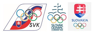 Slovenský olympijský výbor, resp. Slovenský olympijský a športový výbor mal za 30 rokov existencie tri logá.