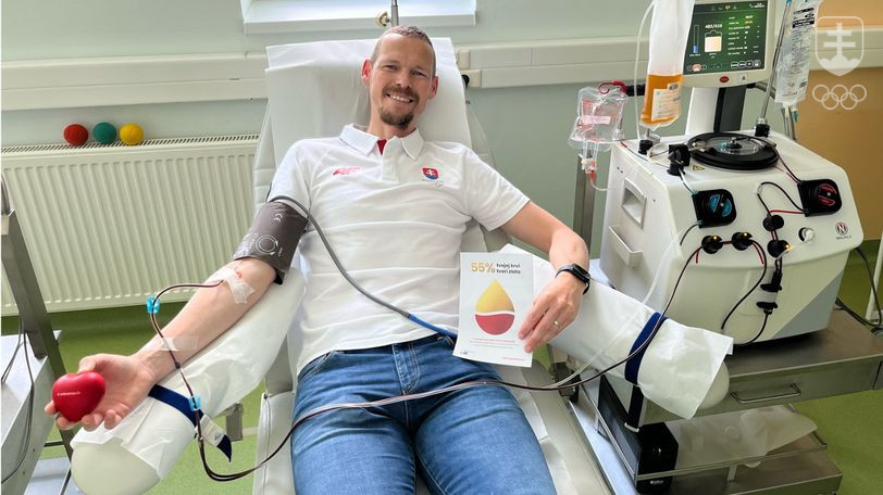 Darcom krvnej plazmy je aj Matej Tóth. 