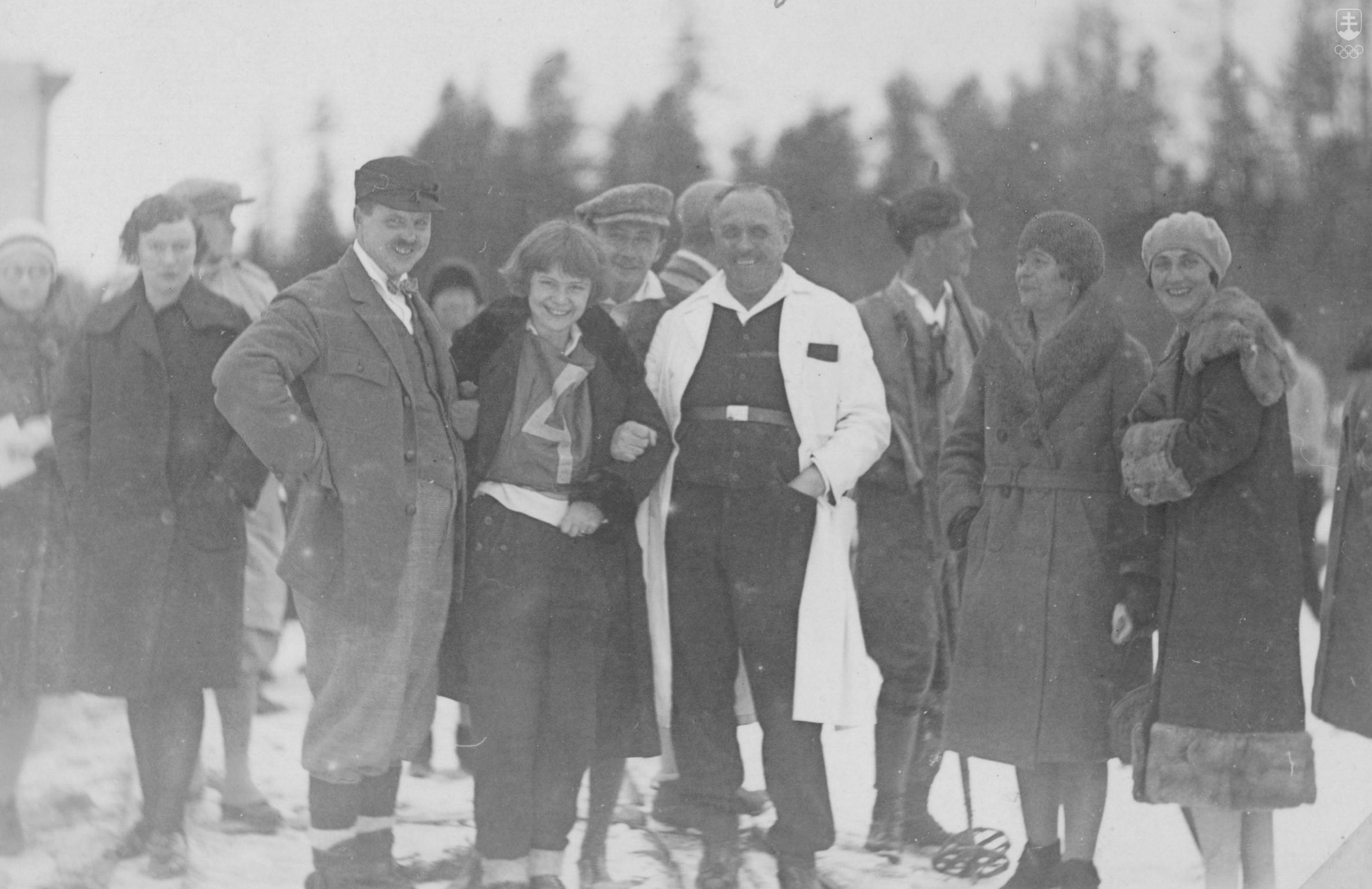 Na fotografii z roku 1923 Michael Guhr v bielom lekárskom plášti.