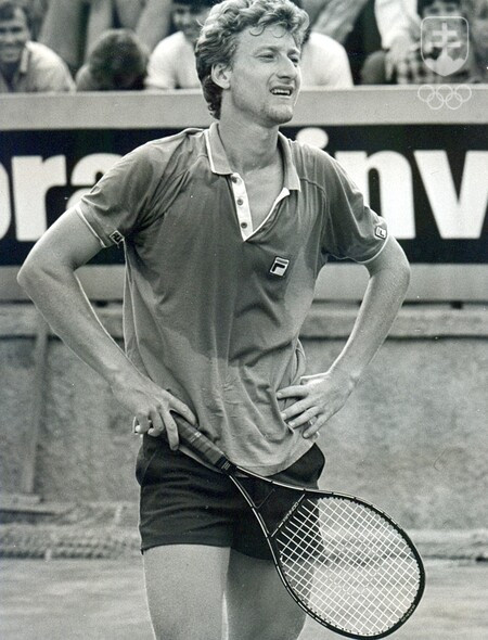 Miloslav Mečíř v čase, keď sa ešte len predieral k tenisovým výšinám.