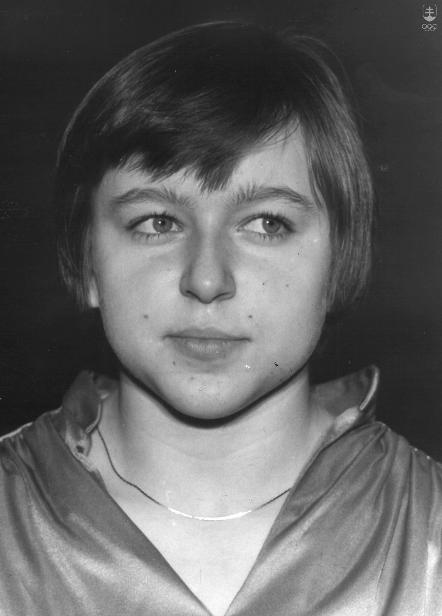 Portrét Evy Marečkovej z dávnych čias, keď sa na vrcholných súťažiach bila o medaily.