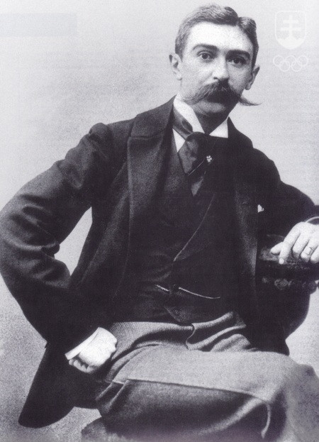 Zakladateľ novovekých olympijských hier Pierre de Coubertin.