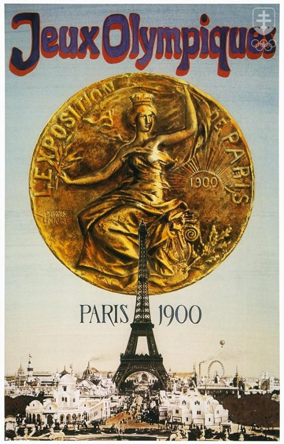 Plagát OH 1900 v Paríži
